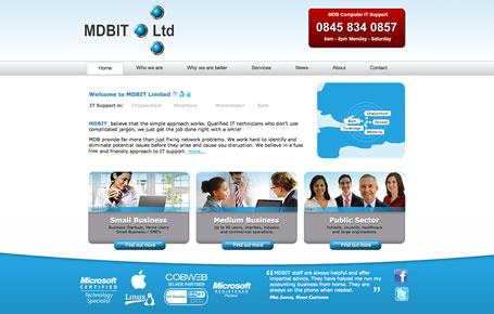 Web design Bristol Example